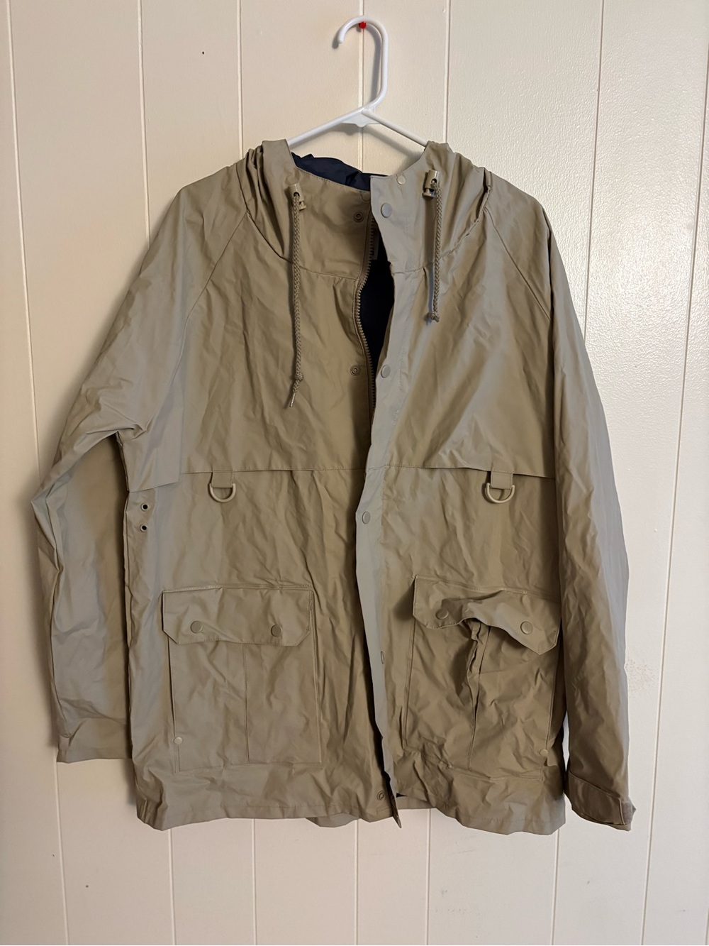 Cedar Key Tan Hooded Lightweight Jacket